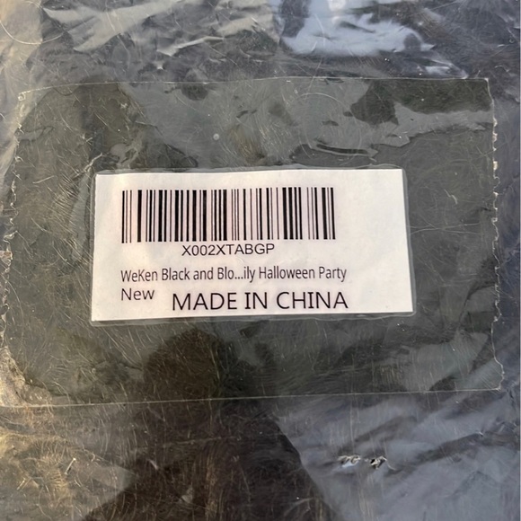 WeKen Black and Blonde Wig Short Afro Half Black Half Blonde Wig Cruella - Picture 4 of 4